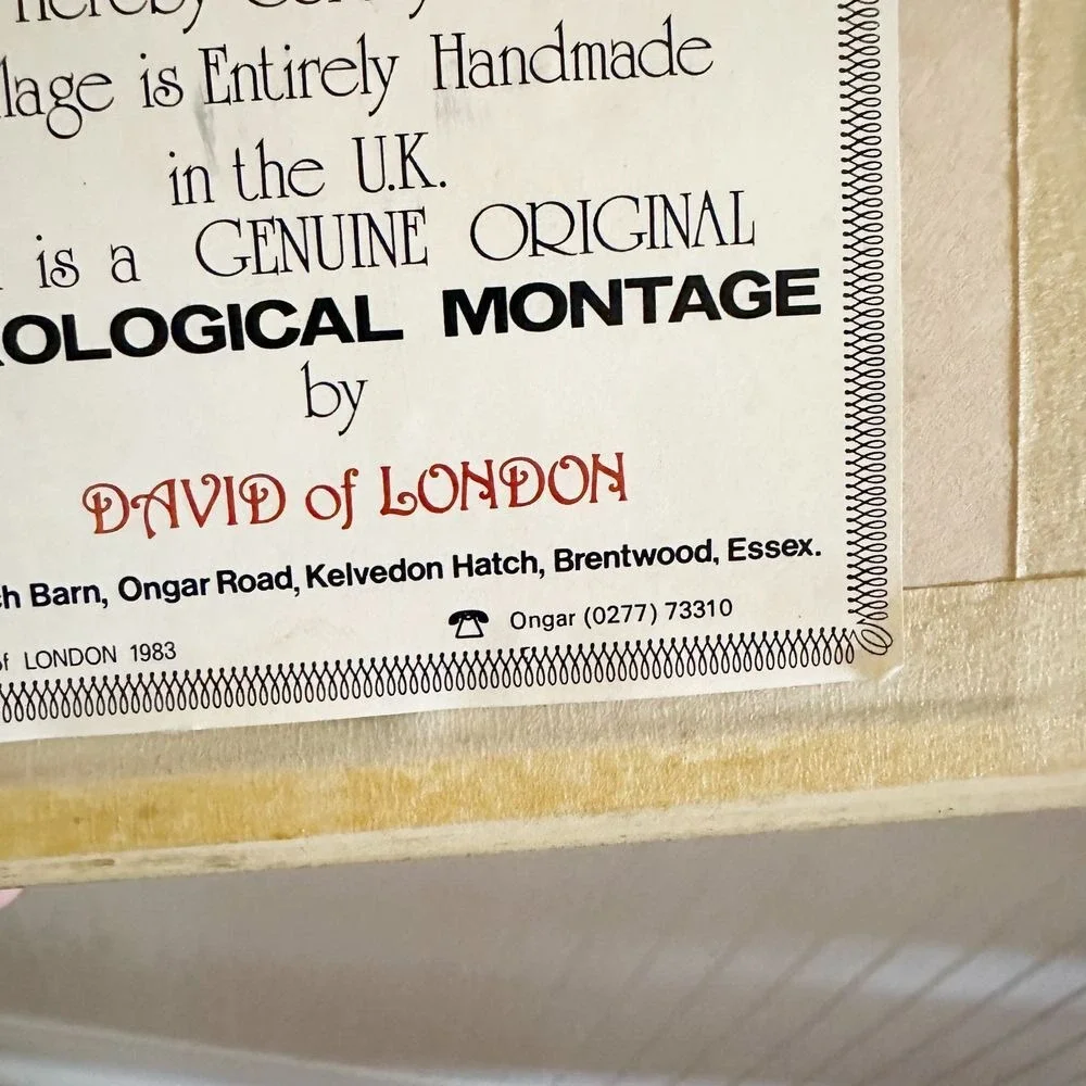 1983 David of London Gold Frame Tower Bridge Watch parts‎ Horological Montage